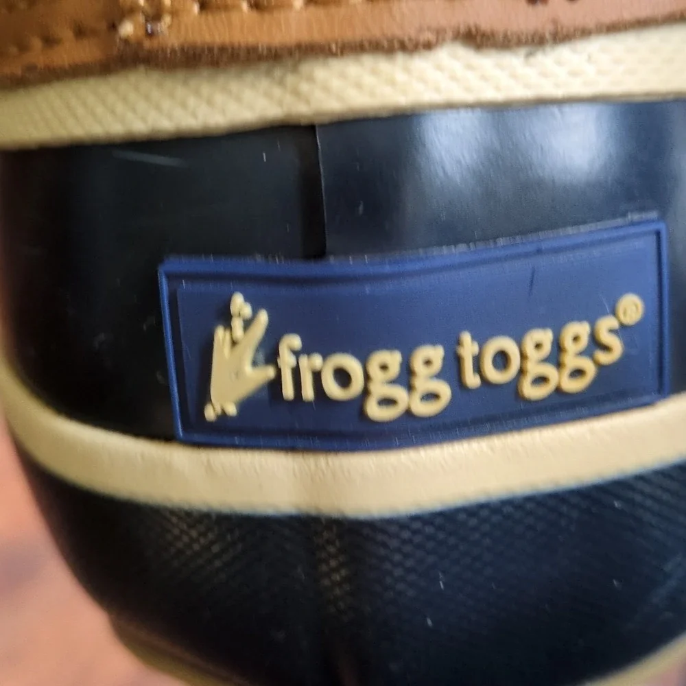 Frogg Toggs Shoes Mens Storm Watch Brown 9 Waterproof Duck Boots Thermolite NEW